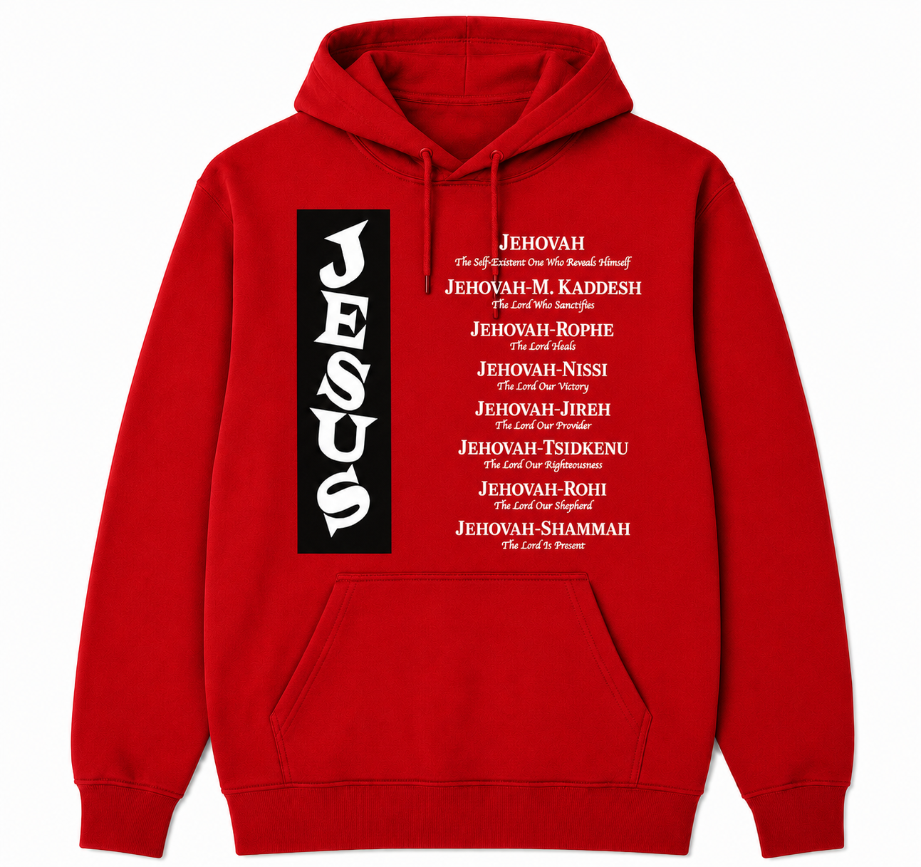 Jesus & The Names of Jehovah | Unisex Hoodie