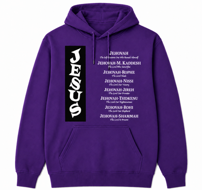 Jesus & The Names of Jehovah | Unisex Hoodie