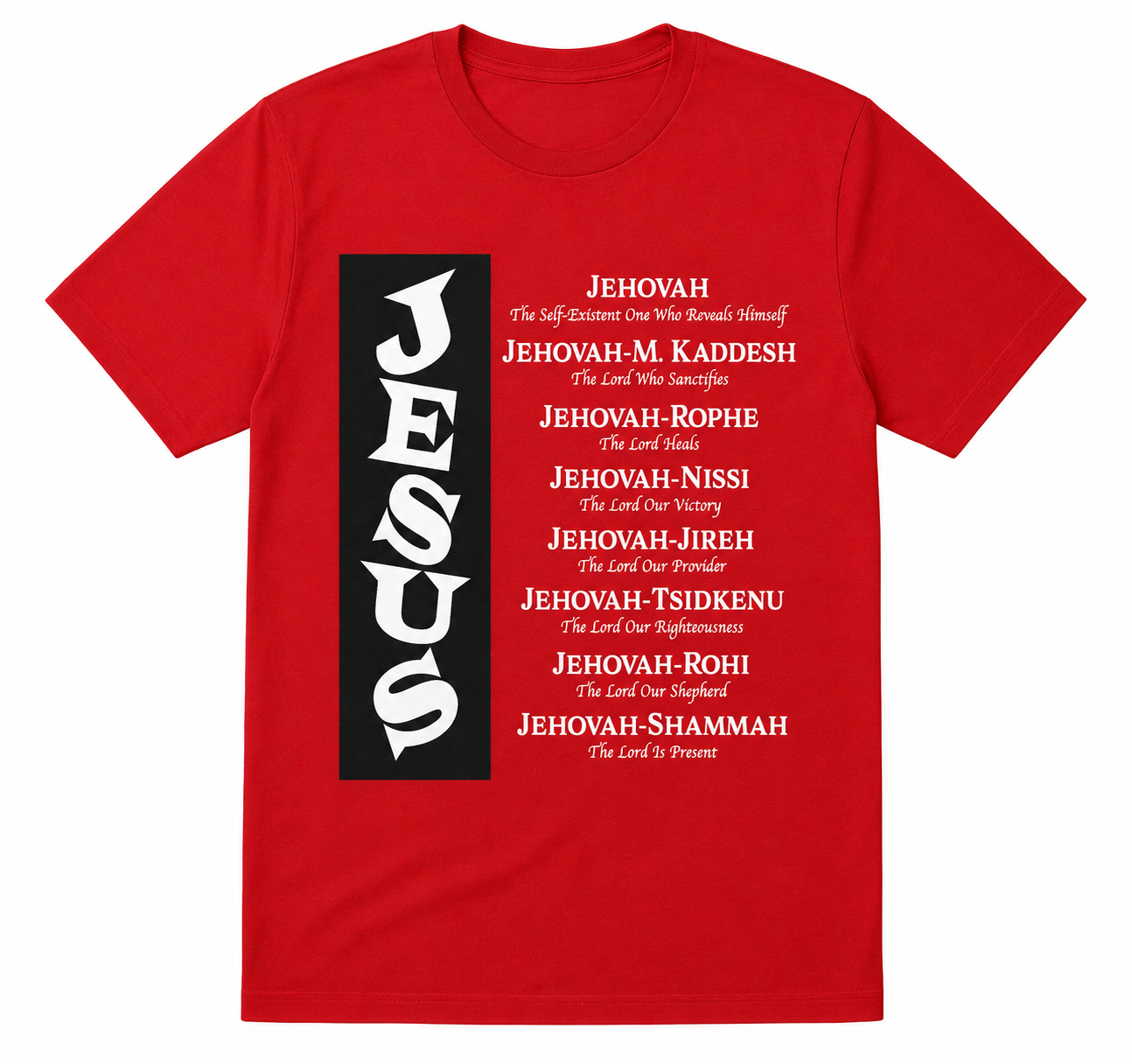 Jesus & The Names of Jehovah | Unisex Tee