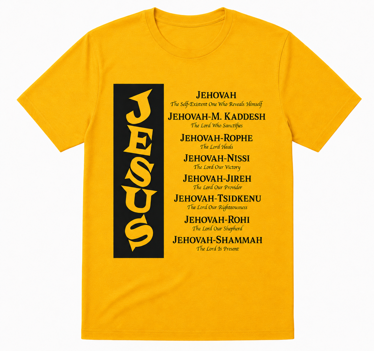 Jesus & The Names of Jehovah | Unisex Tee